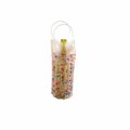 Zees Creations The Cool Sack, Beaded Tall Round - Pink, Blue, Clear CS9008